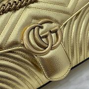 Gucci GG Marmont Small Gold Shoulder Bag 26x15x7cm - 2