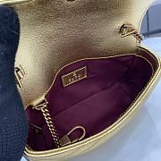 Gucci GG Marmont Matelasse Super Mini Bag Gold 16.5x10x5cm - 3