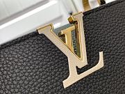 Louis Vuitton LV Capucines BB Bag Black Taurillon 27x17.3x9cm - 4