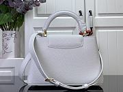 Louis Vuitton LV Capucines BB Bag White Taurillon 27x17.3x9cm - 6