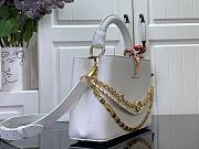 Louis Vuitton LV Capucines BB Bag White Taurillon 27x17.3x9cm - 4