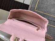 Chanel Top Handle Bag Pink Lambskin 23cm - 6