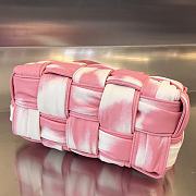 Bottega Veneta Brick Cassette Shoulder Bag Pink 23x10.5x10cm - 5