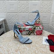 Dolce & Gabbana DG Fabric Heel Sandal 10.5cm - 2