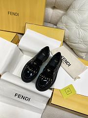 Fendi Filo Black Leather Loafer - 1