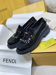 Fendi Filo Black Leather Loafer - 5