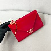 Prada Wallet Chain Red Patent Mini Bag 20x11.5cm - 4