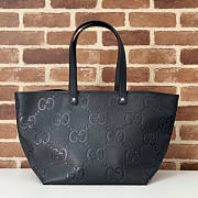 Gucci Medium Jumbo GG Tote Black Bag 30x29x25cm - 4