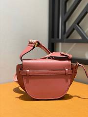 Loewe Mini Gate Dual Bag Soft Pink Calfskin 21x12.5x9cm - 2