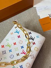 Louis Vuitton LV x TM Coussin PM White Multicolored 26x20x12cm - 6