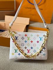 Louis Vuitton LV x TM Coussin PM White Multicolored 26x20x12cm - 4