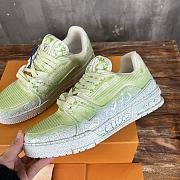 Louis Vuitton LV Trainer Sneaker Green 02 - 1