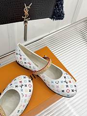 Louis Vuitton LV Romy Flat Ballerina TM White - 3