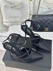 Chanel Strappy Black Heel 10cm - 5