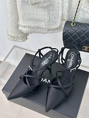 Chanel Strappy Black Heel 10cm - 2