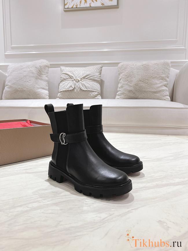 Christian Louboutin CL Black Chelsea Boot - 1