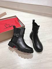 Christian Louboutin CL Black Chelsea Boot - 3