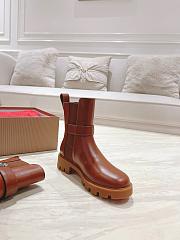 Christian Louboutin CL Brown Chelsea Boot - 5