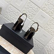 YSL Slingback Green Patent Heel 10cm - 2