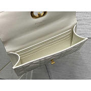 Dior Miss Caro Top Handle Pouch White 24x12x4cm - 6