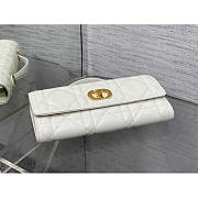 Dior Miss Caro Top Handle Pouch White 24x12x4cm - 4