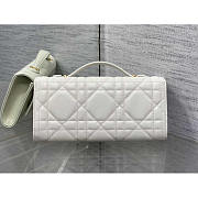 Dior Miss Caro Top Handle Pouch White 24x12x4cm - 3