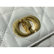 Dior Miss Caro Top Handle Pouch White 24x12x4cm - 2