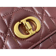 Dior Miss Caro Top Handle Pouch Red Wine 24x12x4cm - 2