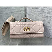 Dior Miss Caro Top Handle Pouch Light Pink 24x12x4cm - 1