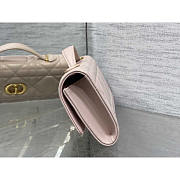 Dior Miss Caro Top Handle Pouch Light Pink 24x12x4cm - 4