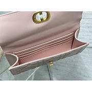 Dior Miss Caro Top Handle Pouch Light Pink 24x12x4cm - 5