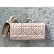 Dior Miss Caro Top Handle Pouch Light Pink 24x12x4cm - 2