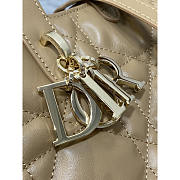 Dior Medium Toujours Vertical Tote Bag Tan 20x22x18.5cm - 6