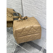 Dior Medium Toujours Vertical Tote Bag Tan 20x22x18.5cm - 5