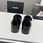 Chanel Moccasins Calfskin Black Loafers - 4