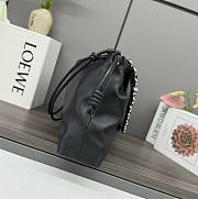 Loewe Large Flamenco Bag Black 41x9x26cm - 3