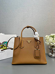 Prada Medium Saffiano Leather Caramel Bag 33x25x14.5cm - 1