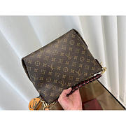 Louis Vuitton LV Monogram Beaubourg Hobo Bordeaux Bag 25x21x15cm - 3