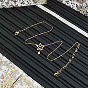 Dior Star Necklace With Pearl In Gold - 3