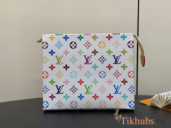 Louis Vuitton LV x TM Toiletry Pouch White Multicolored 25x20x5.5cm - 1