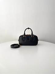 Miu Miu Arcadie Leather Bag Black 22x10.5x7.5cm - 1