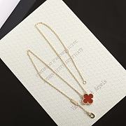 Van Cleef Arpels Necklace VCA Jewelry Red - 1