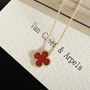 Van Cleef Arpels Necklace VCA Jewelry Red - 2