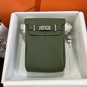 Hermes Hac a Dos PM Backpack Green 18x26x8cm - 1