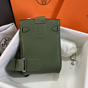 Hermes Hac a Dos PM Backpack Green 18x26x8cm - 4