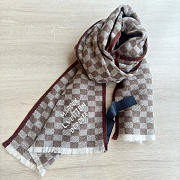 Louis Vuitton LV Monogram Scarf Brown 180x30cm - 1