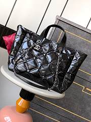 Chanel Shopping Tote Bag Black 35x29x14cm - 1