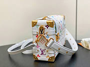 Louis Vuitton LV x TM Side Trunk MM White 23.5x16x8.5cm - 5