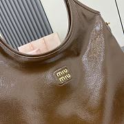 Miu Miu Ivy Naplak Patent Leather Bag 40x35cm - 2