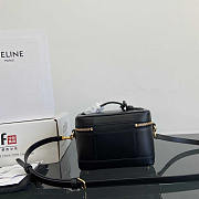 Celine Vanity Case Black Bag 18x12x18cm - 4